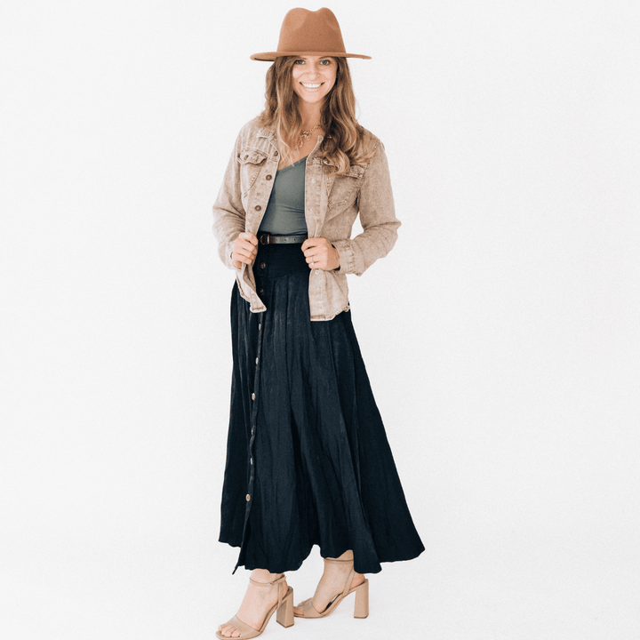 Brown Denim Jacket - Adult