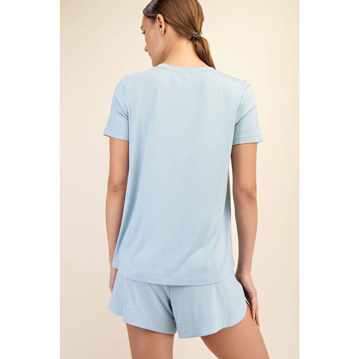 RAE MODE VISCOSE MODAL SHORT SLEEVE TOP - 3 COLORS