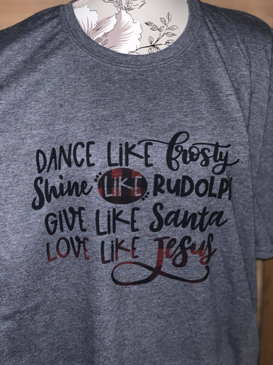 Dance like Frosty Graphic Tee - Dark Charcoal