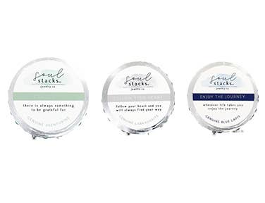 Soul Stacks Bracelet Sets - 6 colors with different inspirational messages!