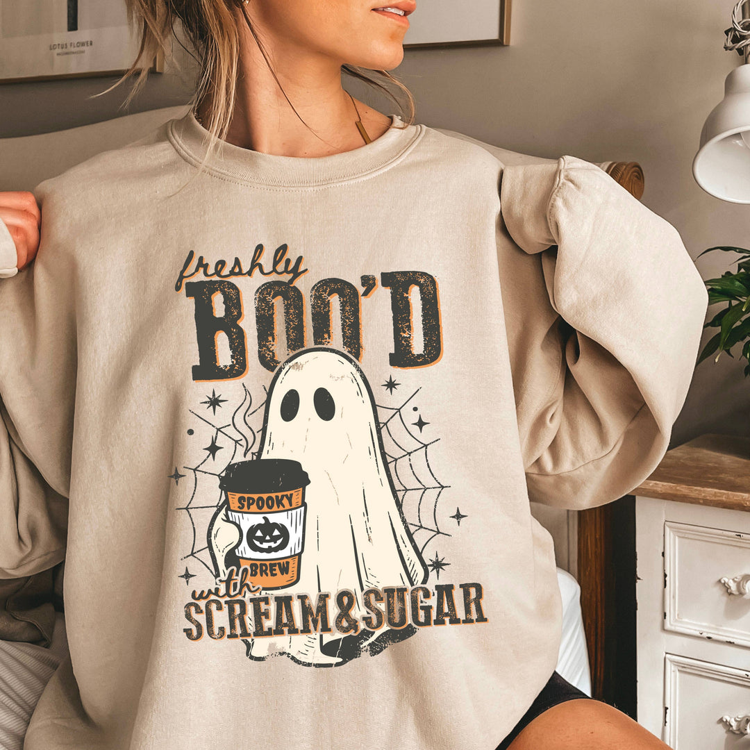 Freshly Boo’d Halloween Sweatshirt | Gildan Brand