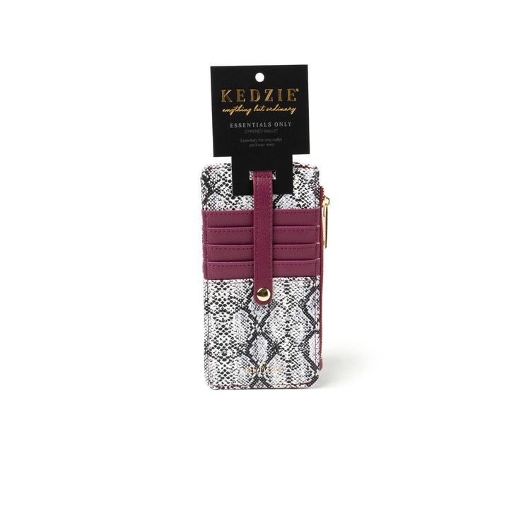 Kedzie Essentials Only Zippered Wallet - 6 designs!