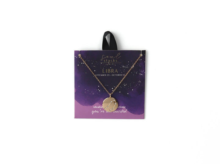 Soul Stacks Star Sign Pendant Necklaces - 12 zodiac Signs Available
