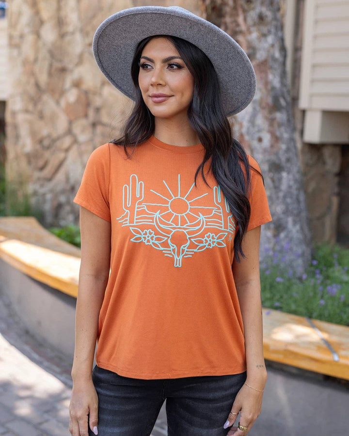 Grace and Lace Classic Fit Graphic Tee - Southwest