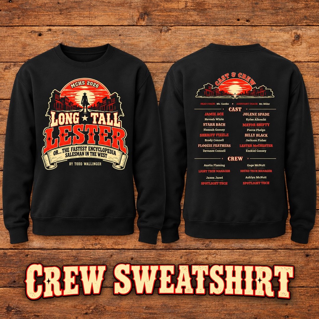 MCHS ONE-ACTS 2026 Unisex Tee/Hoody/Crew Fundraiser