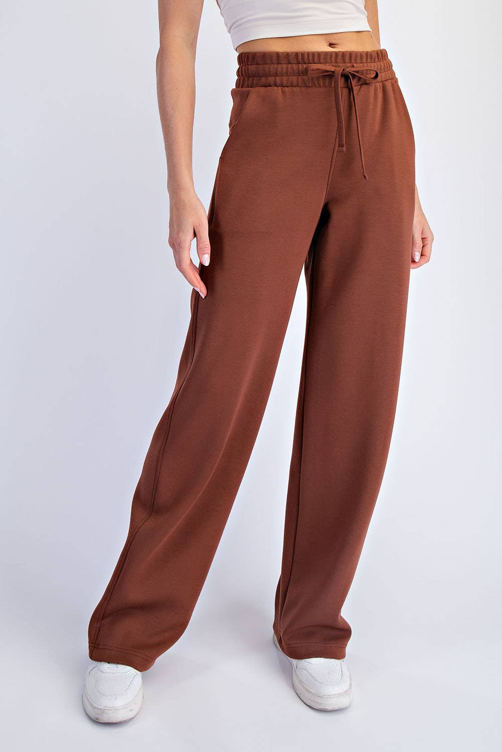 RAE MODE MODAL SCUBA STRAIGHT PANT - SAGE LEAF