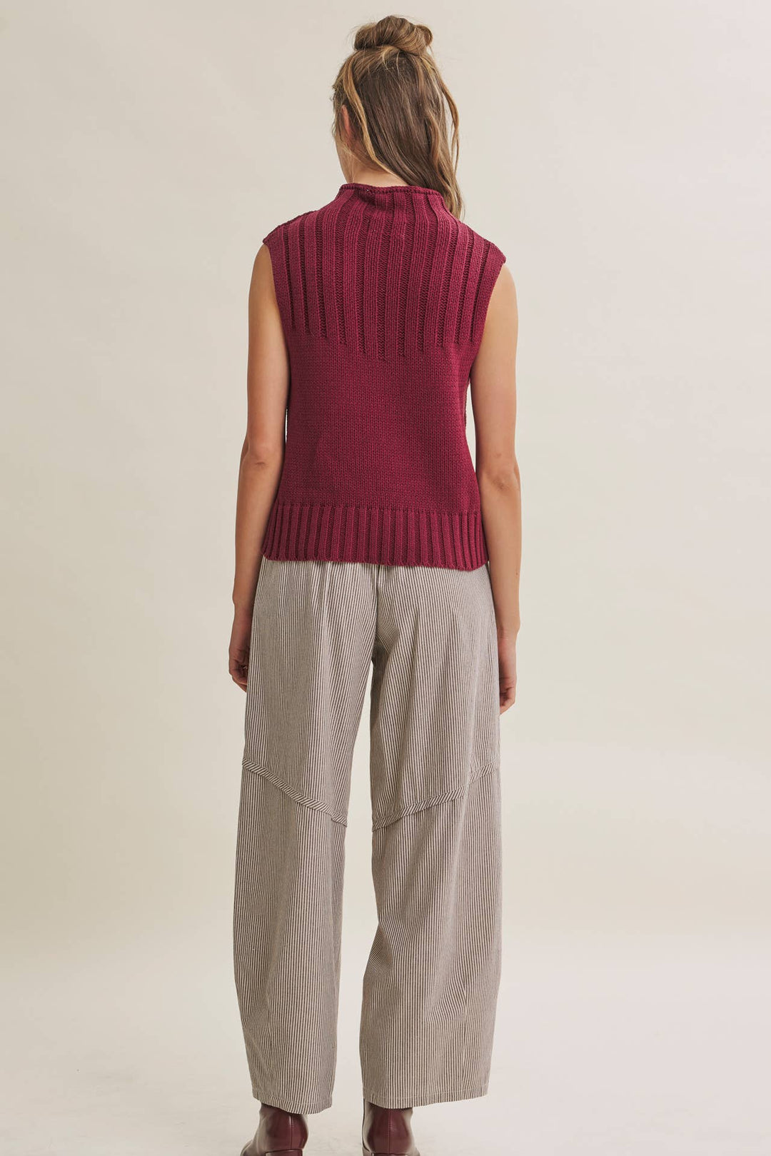 Everyday Favorite Striped Barrel Pants – 3 Colors