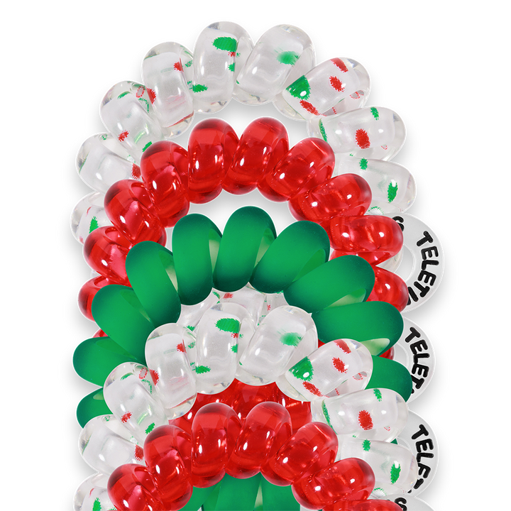 Spiral Hair Coils | Tiny | Seasons Greetings Hair Ties