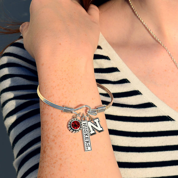 Nebraska Cornhuskers Trifecta Bracelet