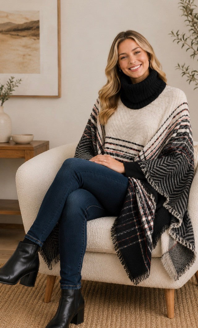 Wrap Me Pretty Poncho — Ivory Embers