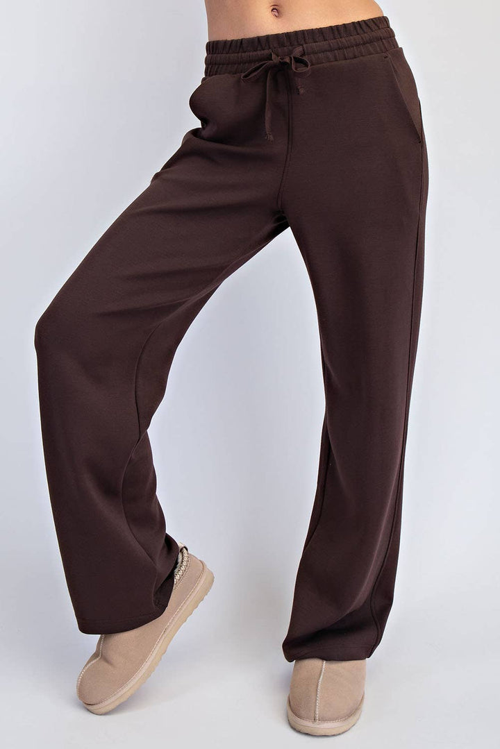 RAE MODE MODAL SCUBA STRAIGHT PANT - SAGE LEAF