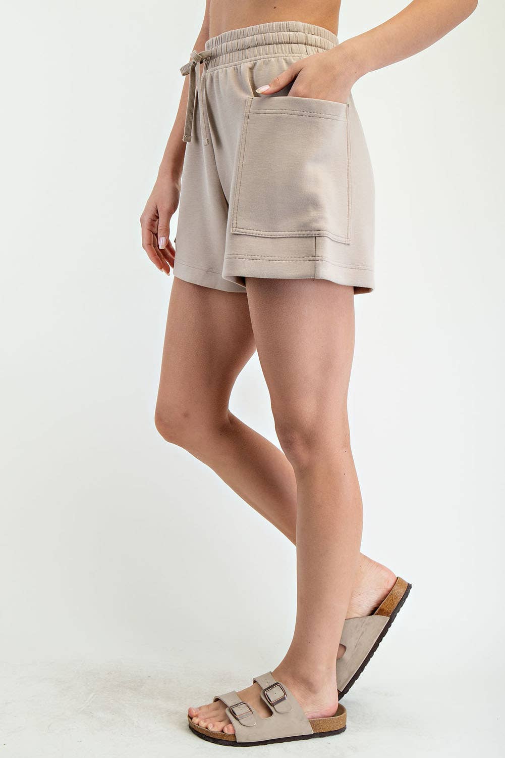 RAE MODE MODAL SCUBA PATCH POCKET SHORT - 2 COLORS