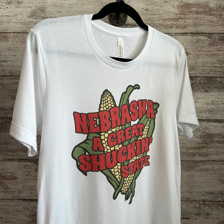 Nebraska Great Shuckin' State Graphic Tee