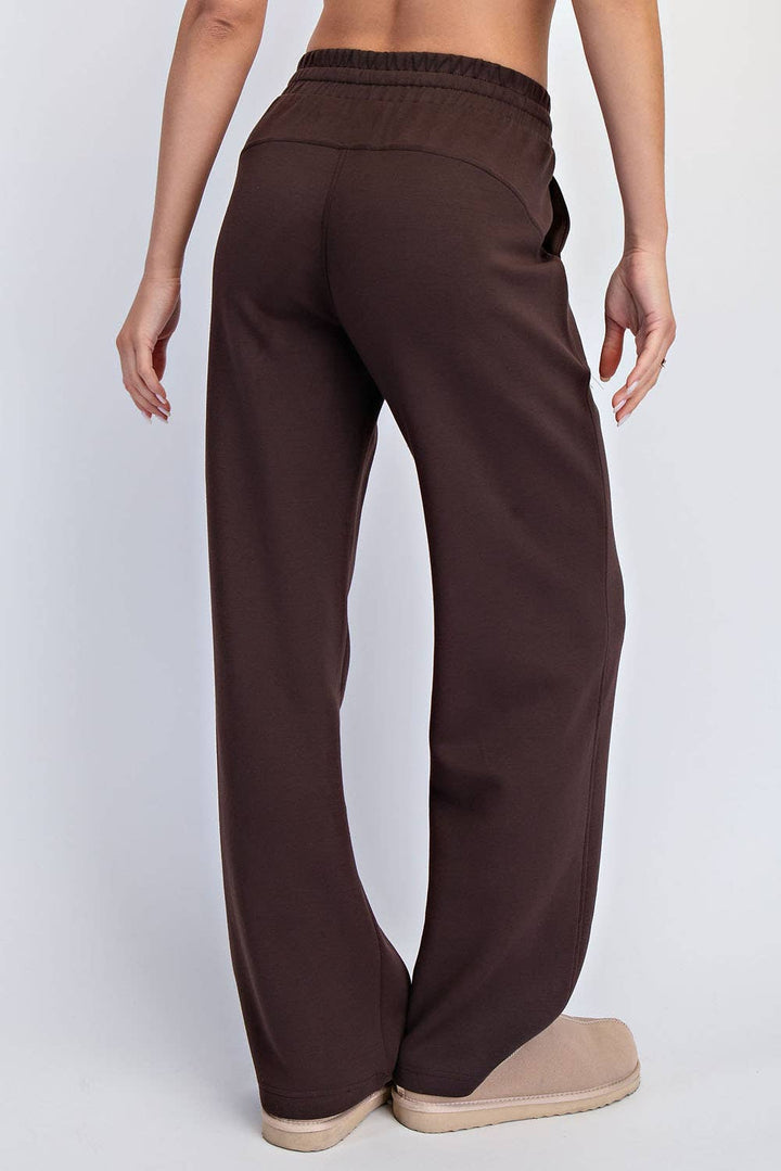 RAE MODE MODAL SCUBA STRAIGHT PANT - SAGE LEAF