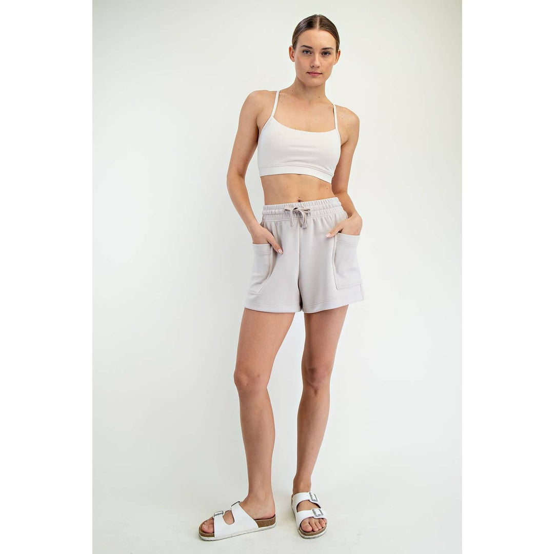 RAE MODE MODAL SCUBA PATCH POCKET SHORT - 2 COLORS