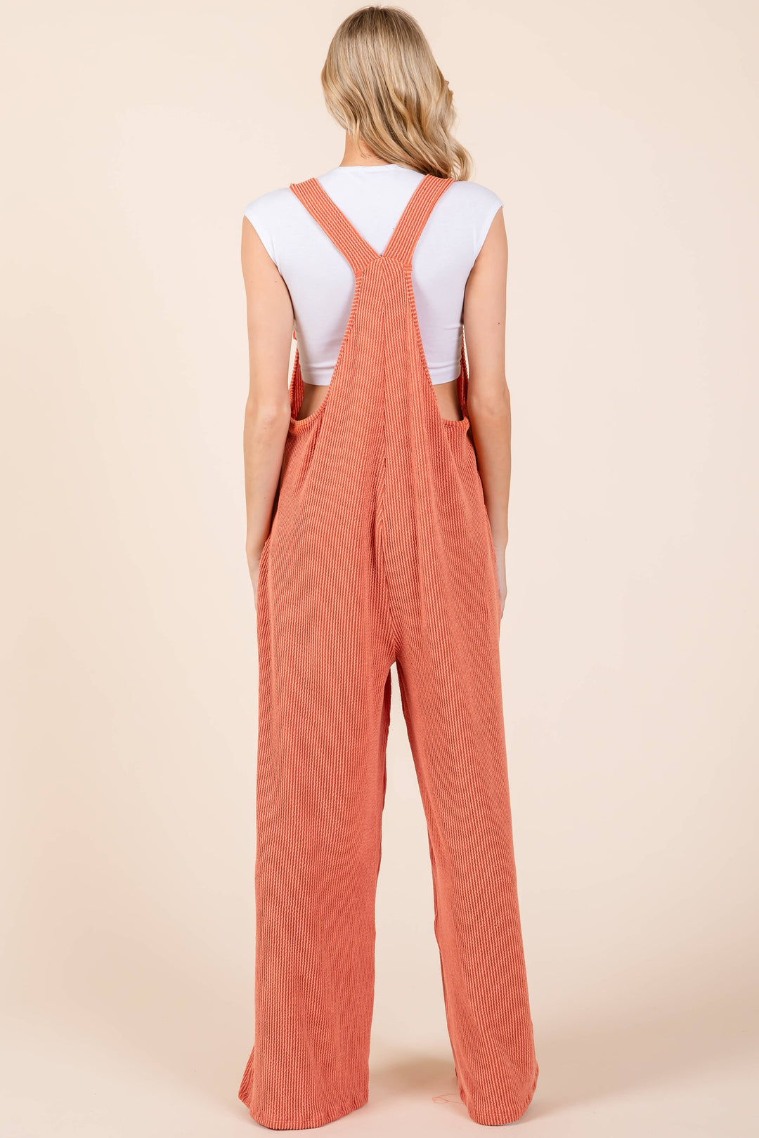 The Luxe Ribbed Wide-Leg Jumpsuit