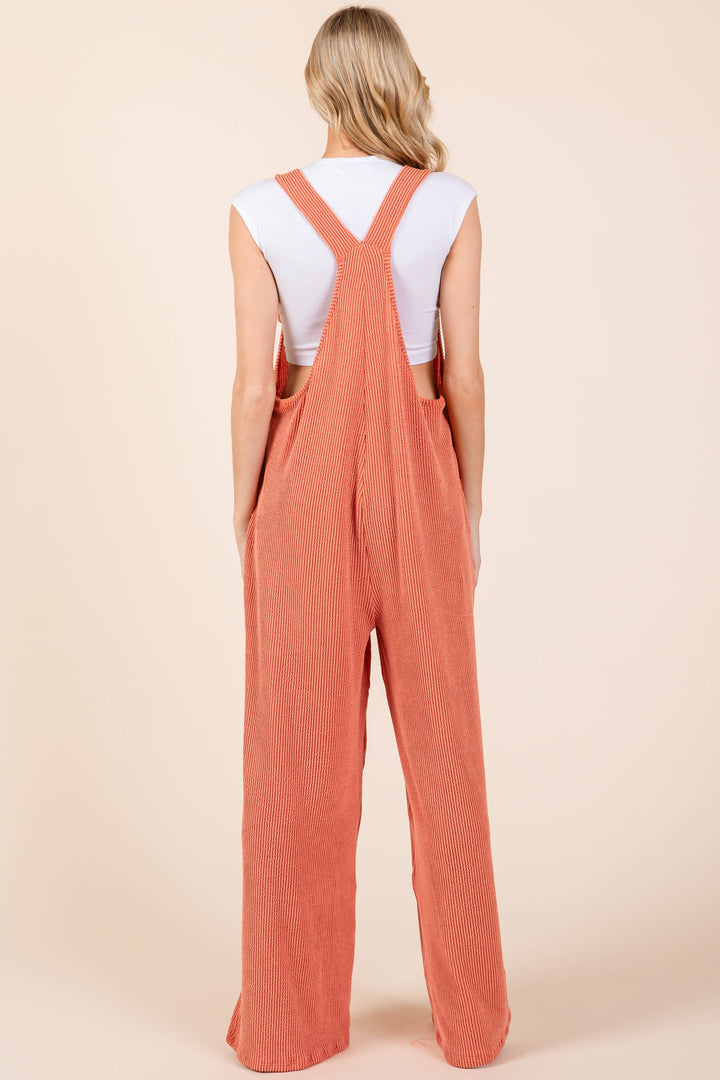 The Luxe Ribbed Wide-Leg Jumpsuit