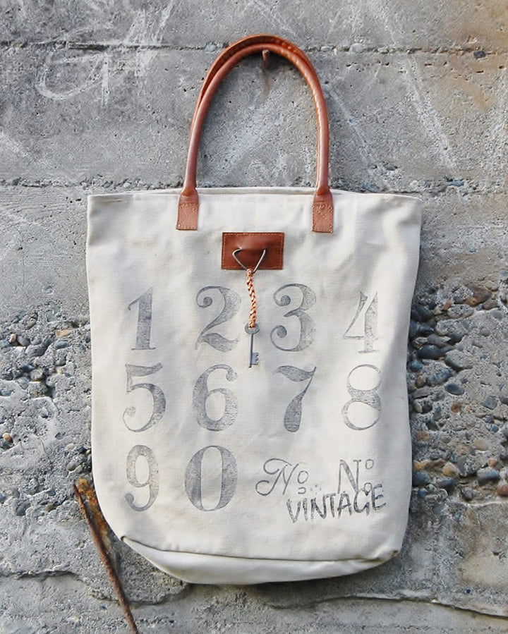 Tote Bag By The Numbers