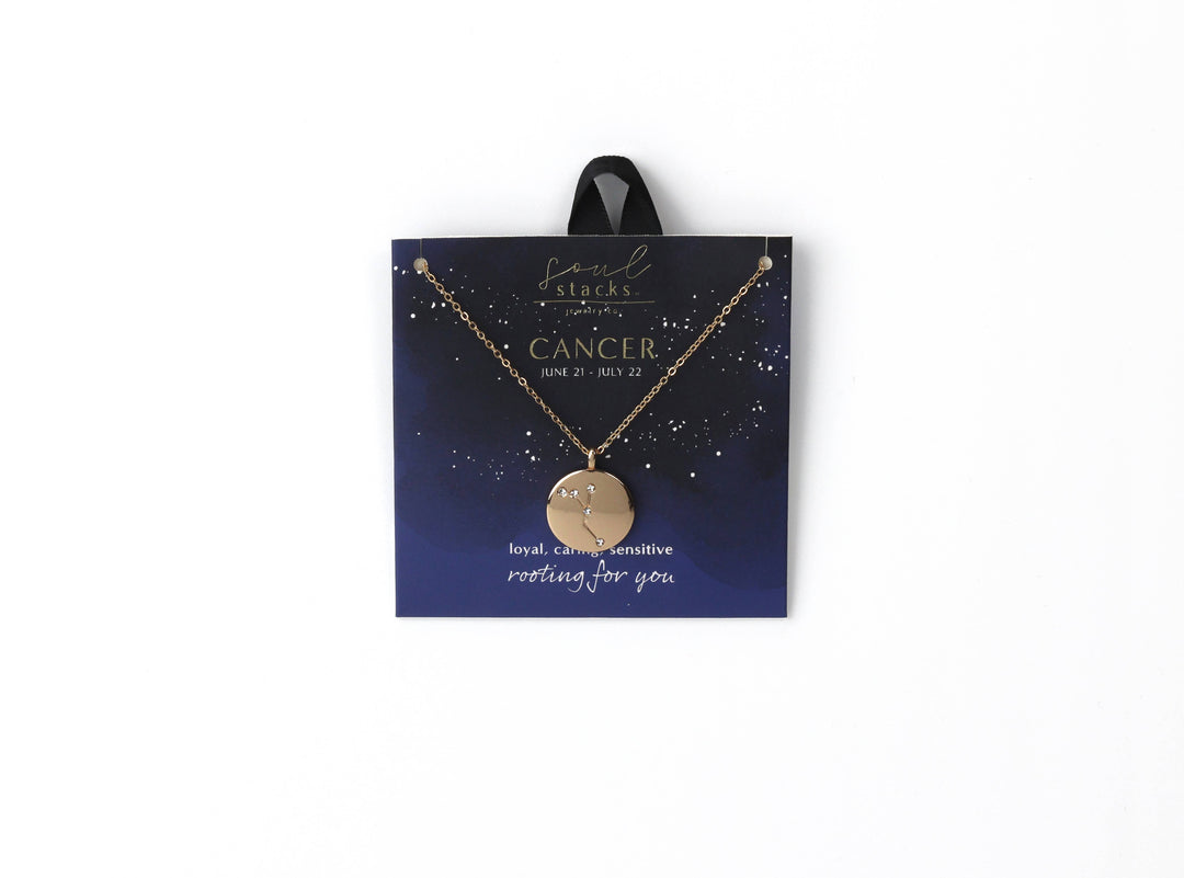 Soul Stacks Star Sign Pendant Necklaces - 12 zodiac Signs Available