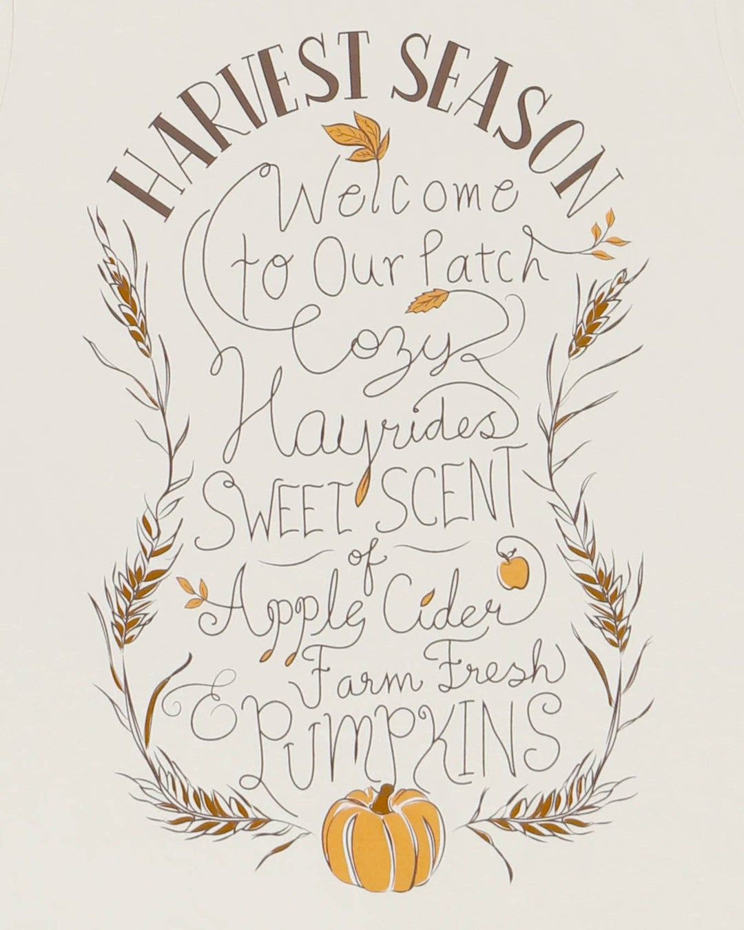 Grace and Lace Girlfriend Fit Graphic Tee - Harvest Season