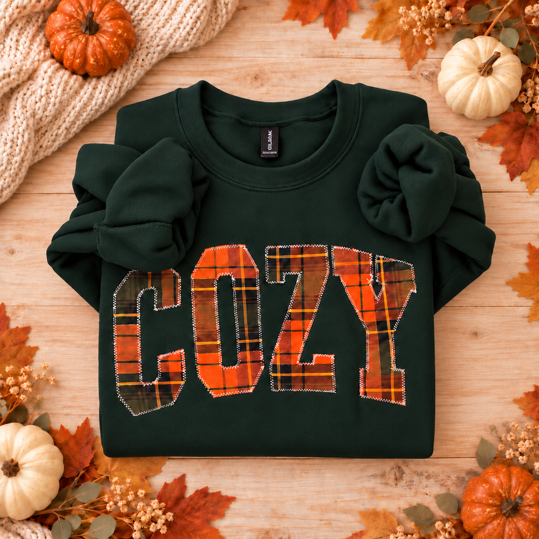 Cozy Season Plaid Sweatshirt