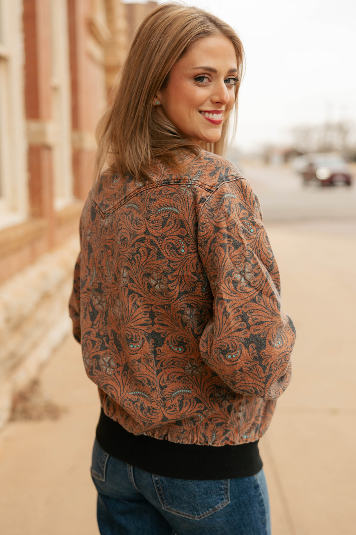 Keep It Western Bomber Jacket (Reg & Plus)
