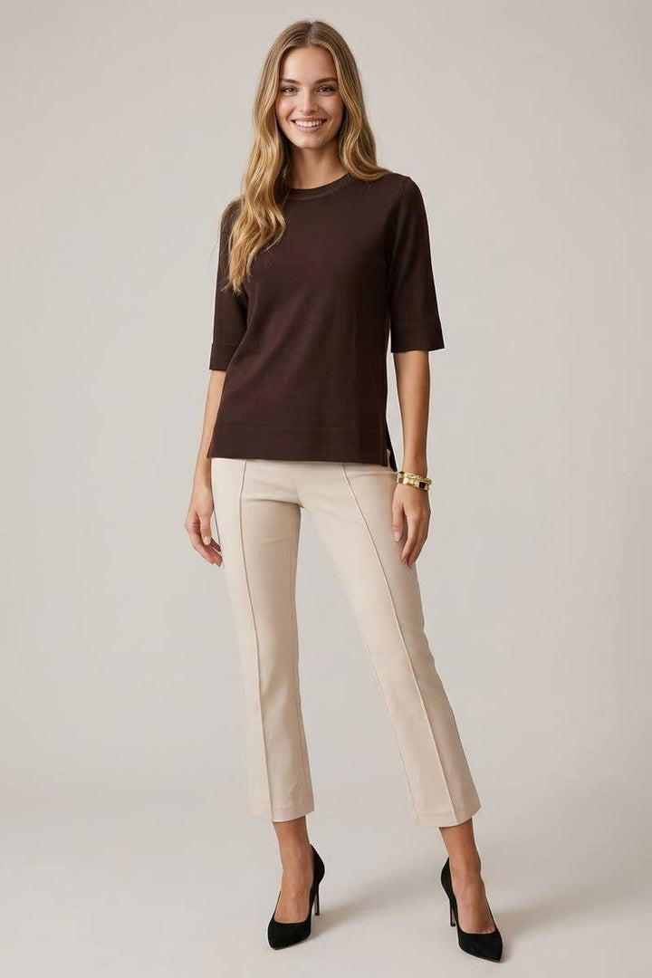 Everyday Elevated Sweater Top - Espresso