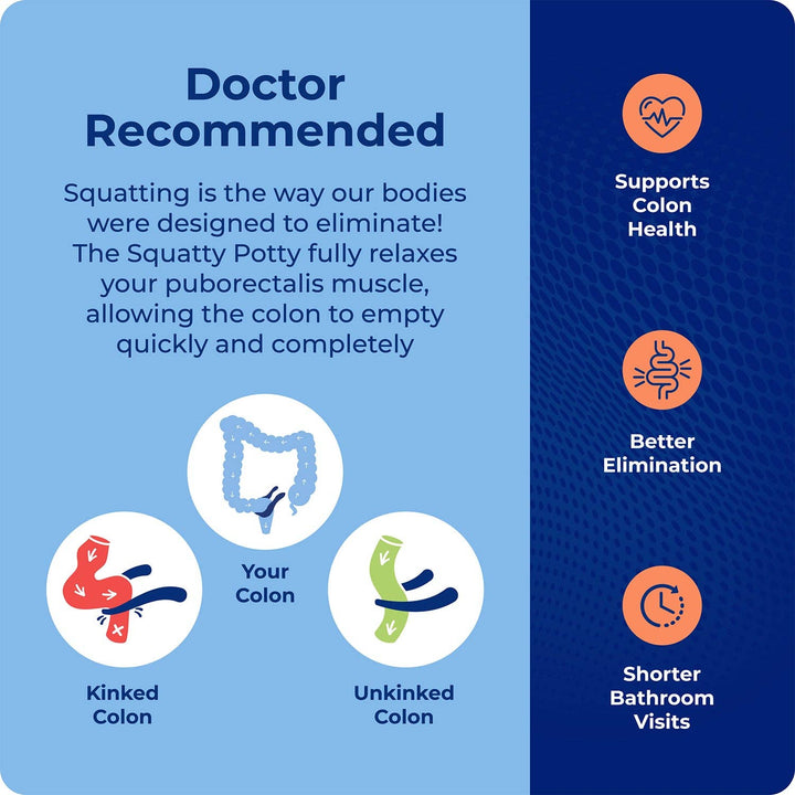 Squatty Potty Bamboo Flip 7 & 9" Toilet Stool