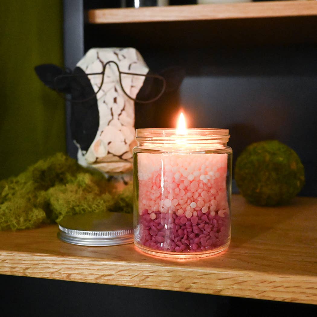 Candle Bar - 5.5 Oz Wicked Glass Jar w/ Lid