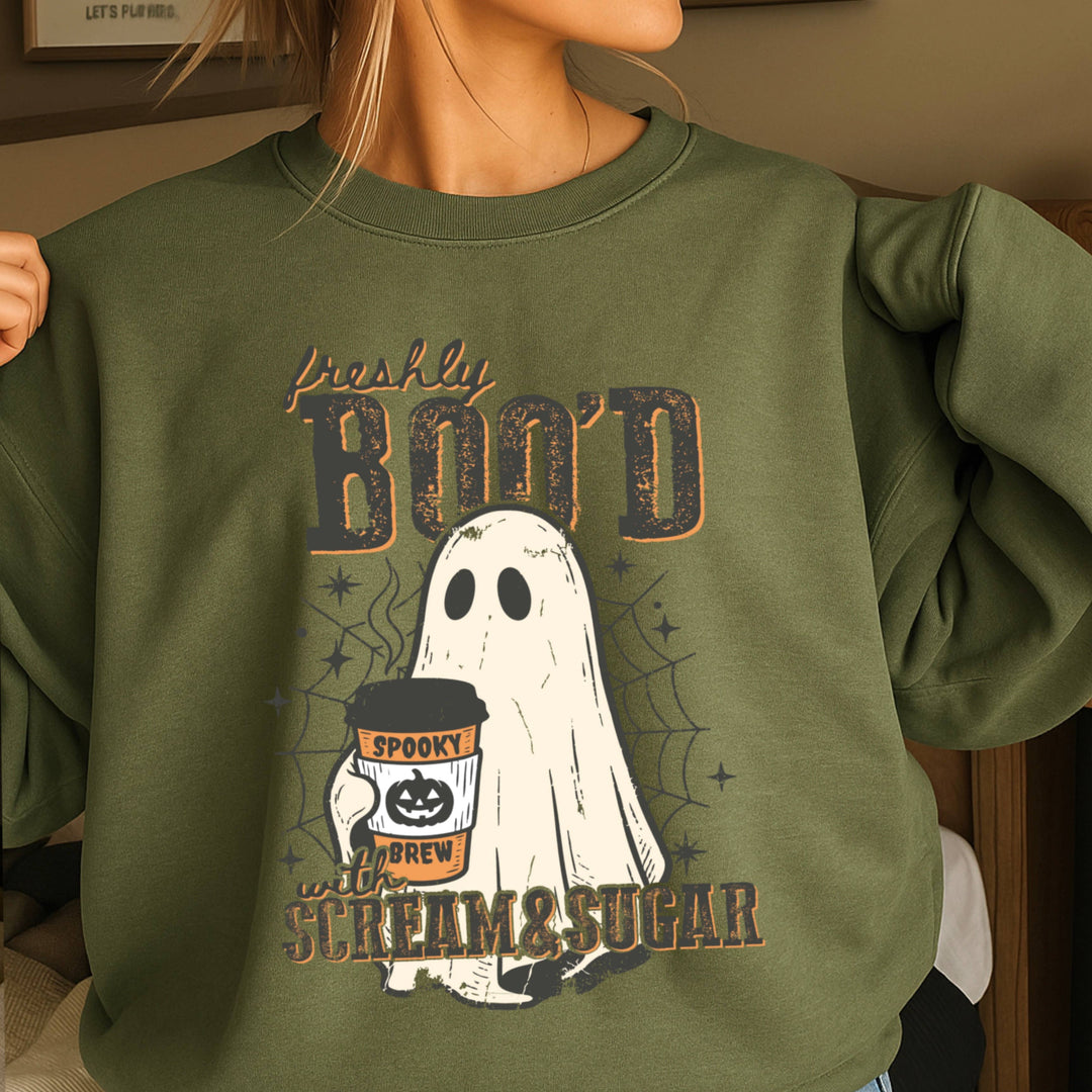 Freshly Boo’d Halloween Sweatshirt | Gildan Brand