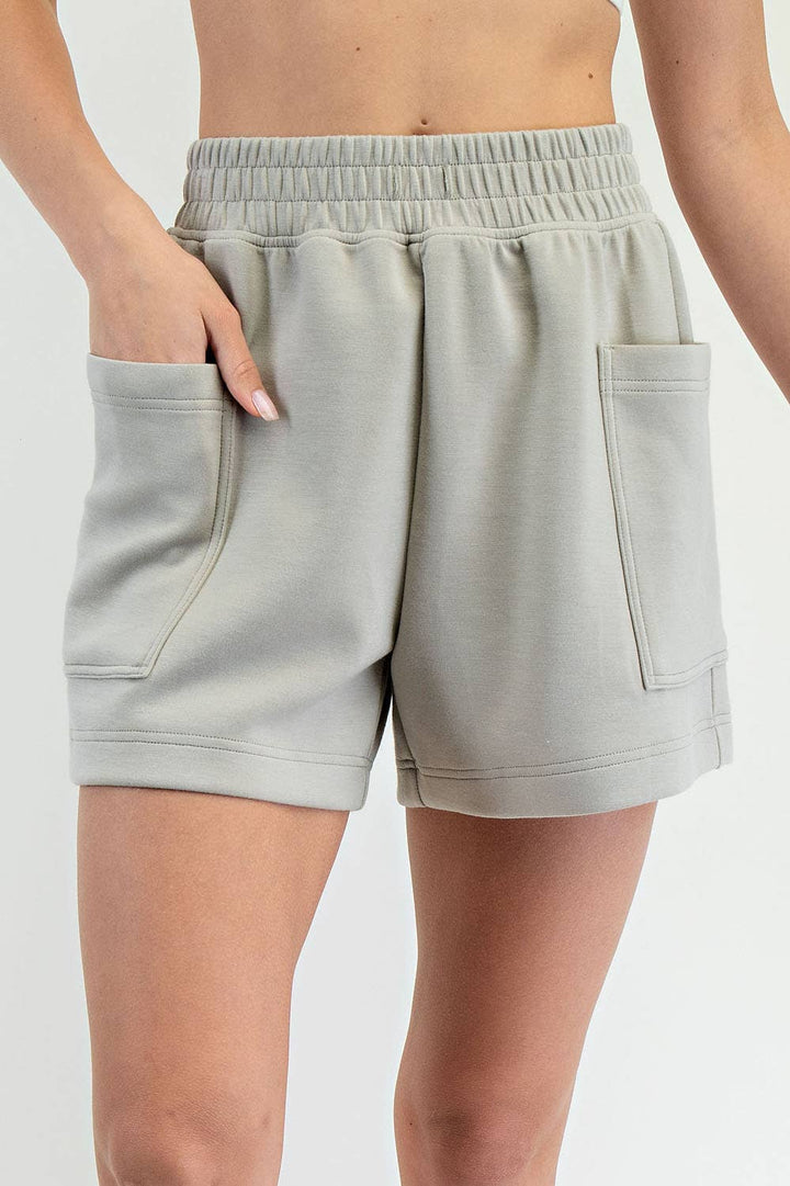 RAE MODE MODAL SCUBA PATCH POCKET SHORT - 2 COLORS