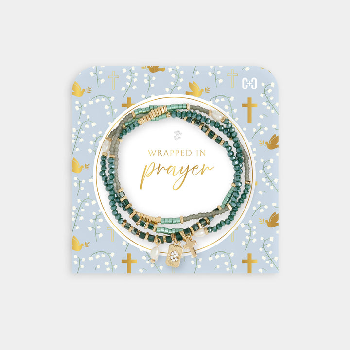 Wrapped in Prayer Bracelet - 6 colors