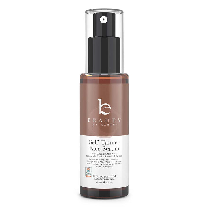 Self Tanner Hyaluronic Acid Face Serum 2oz, (2 Shades)