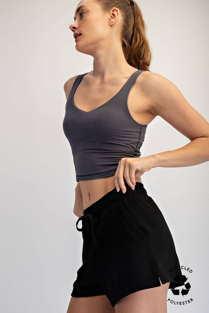 RAE MODE V NECK YOGA TOP - 3 COLORS