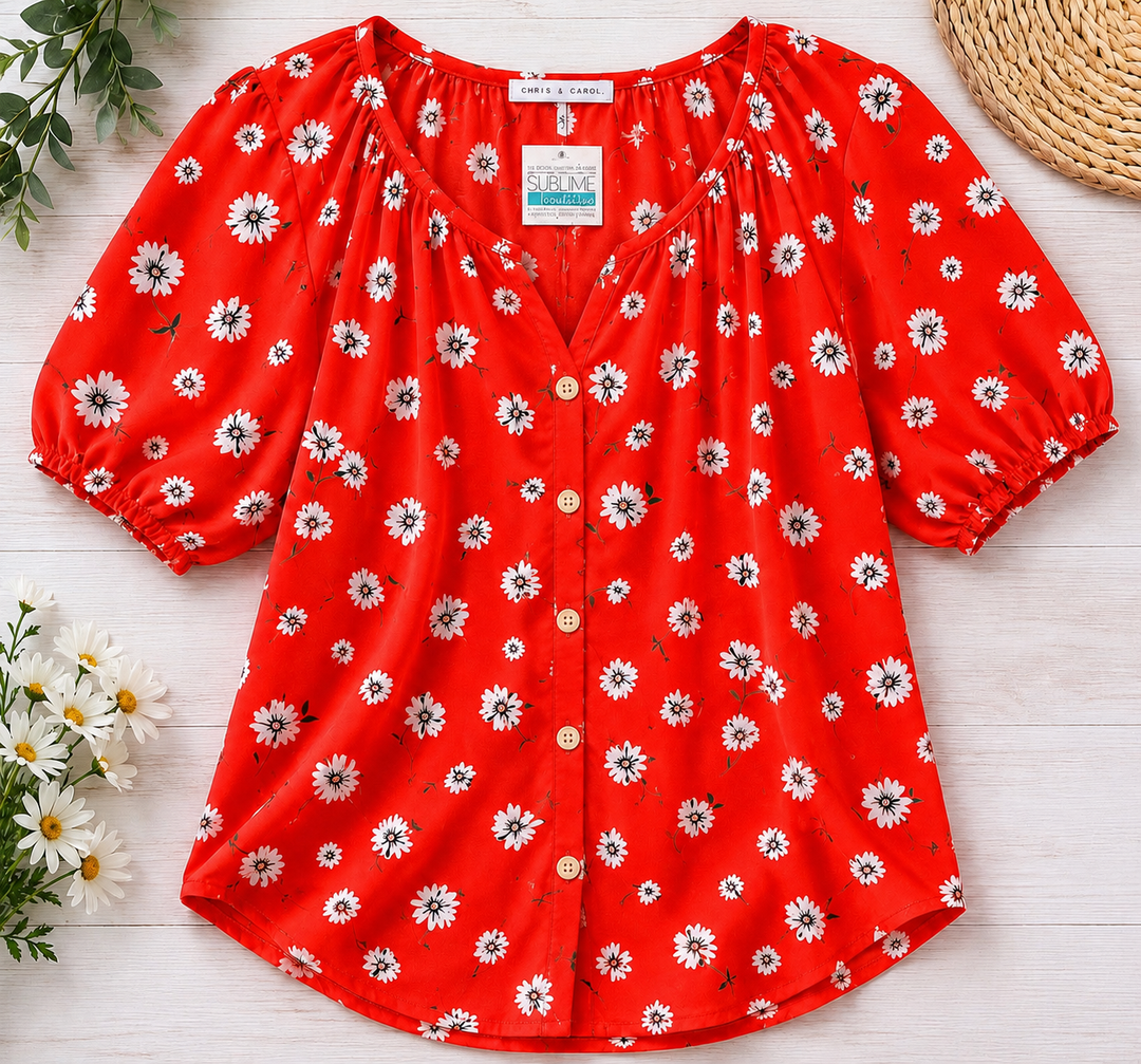 Daisy Days Button Up Blouse