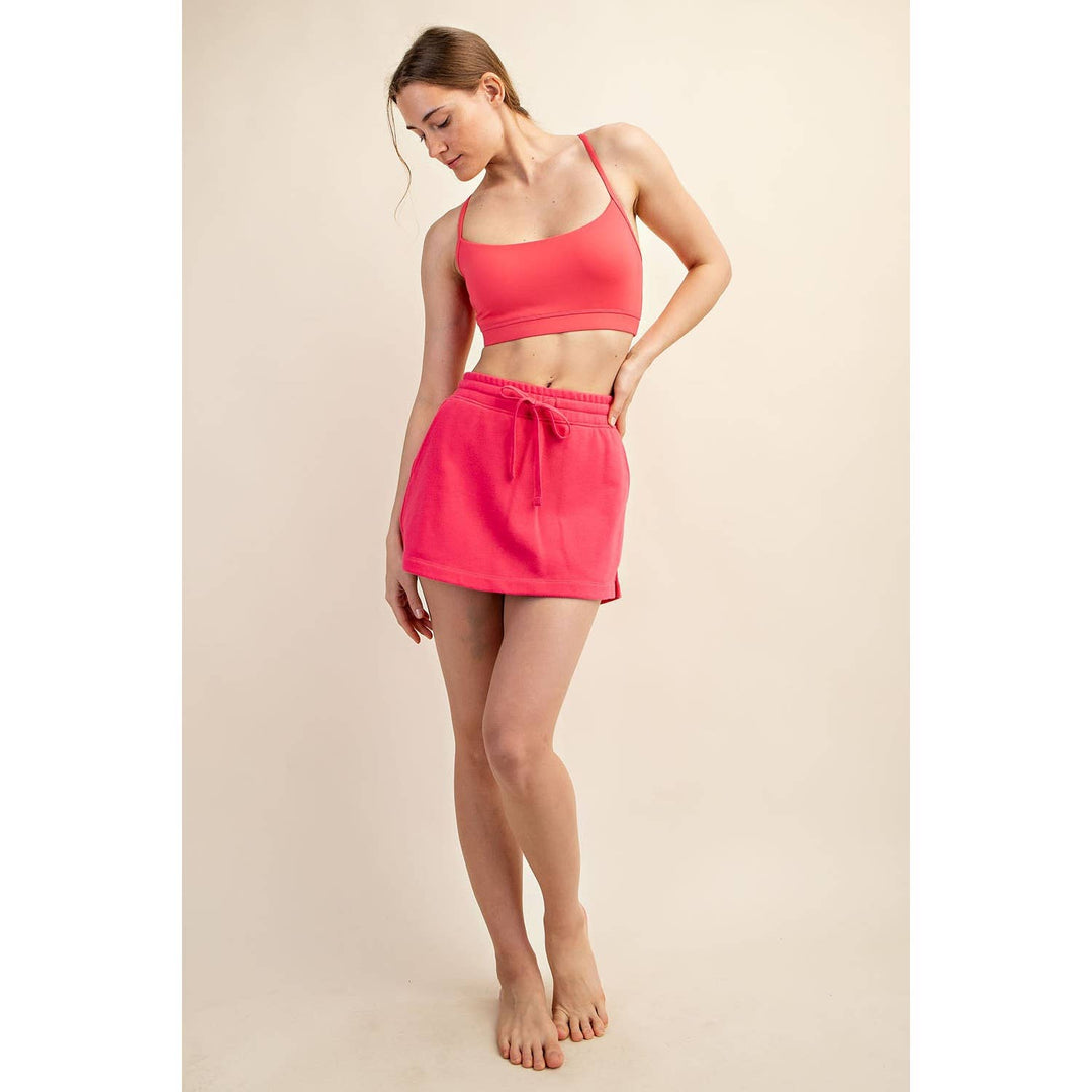 RAE MODE RECYCLED BUTTER Y BACK BRA TOP - JAVA