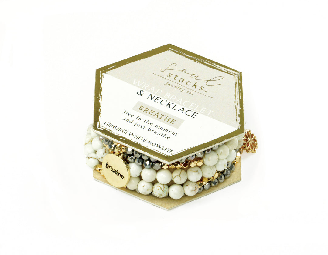 Soul Stacks Wrap Bracelet & Necklace - 6 Colors and Messages Available!