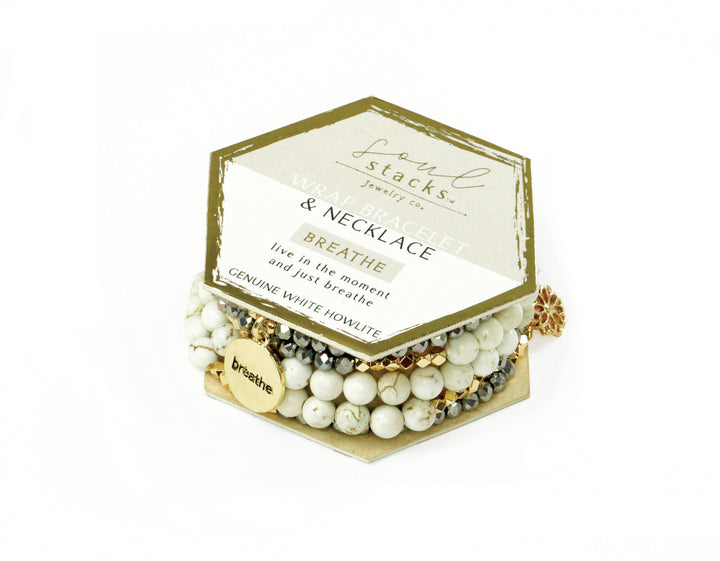 Soul Stacks Wrap Bracelet & Necklace - 6 Colors and Messages Available!