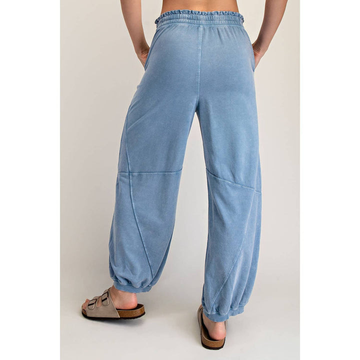 RAE MODE MINERAL WASHED TERRY BUTTER JOGGER PANTS - DUSTY PINK