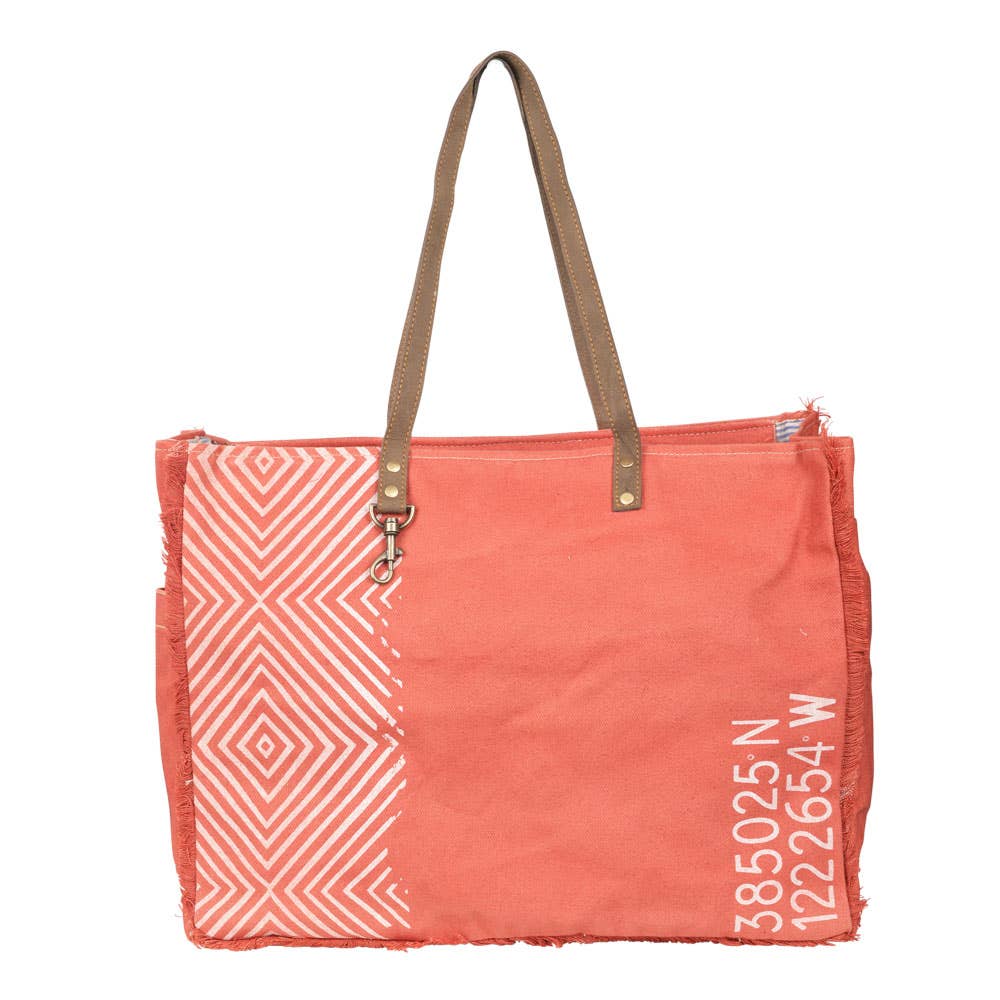 Zig Zag Weekender Tote Bag