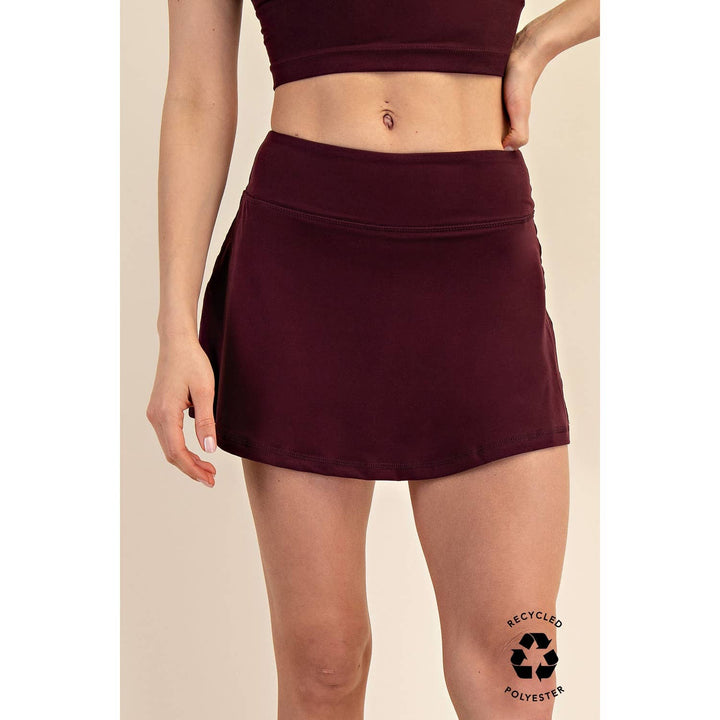 RAE MODE BUTTER SKORT - SMOKED SPRUCE