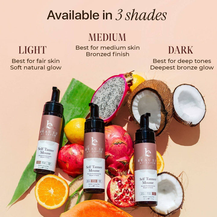Self Tanner Body Tanning Mousse (3 Shades, 2 Sizes)
