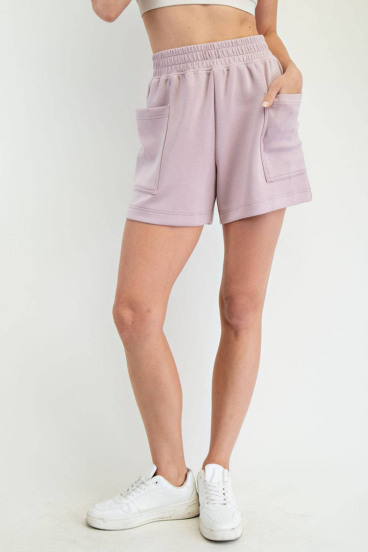 RAE MODE MODAL SCUBA PATCH POCKET SHORT - 2 COLORS