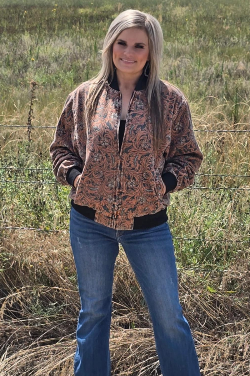 Keep It Western Bomber Jacket (Reg & Plus)