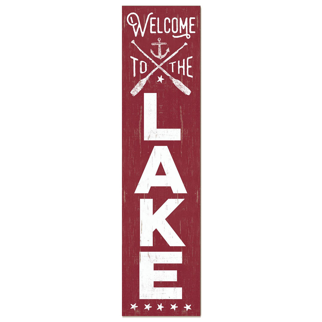 11x46 Welcome to Lake Leaner Sign