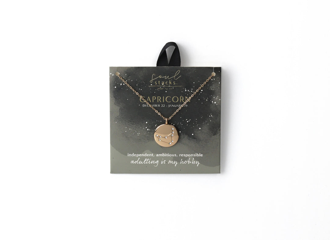 Soul Stacks Star Sign Pendant Necklaces - 12 zodiac Signs Available