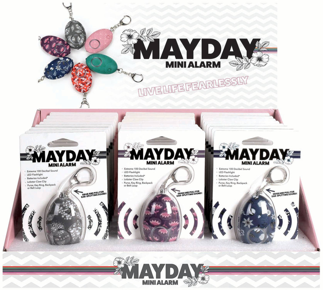 Mayday Mini Alarm Key Chain in 6 colors!