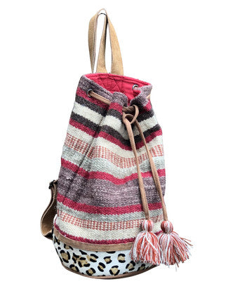 Chloe and Lex - Autumn Stripes Bucket Tote