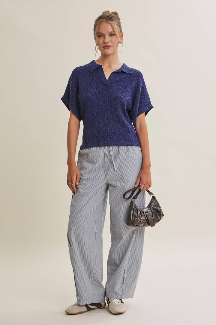 Everyday Favorite Striped Barrel Pants – 3 Colors