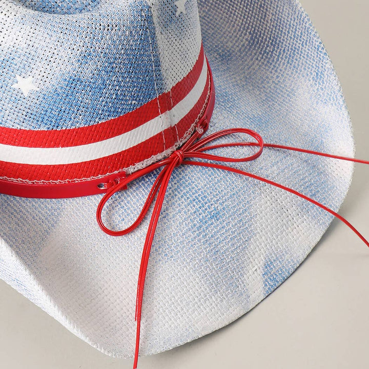 Star Band Straw Western Cowboy Hat